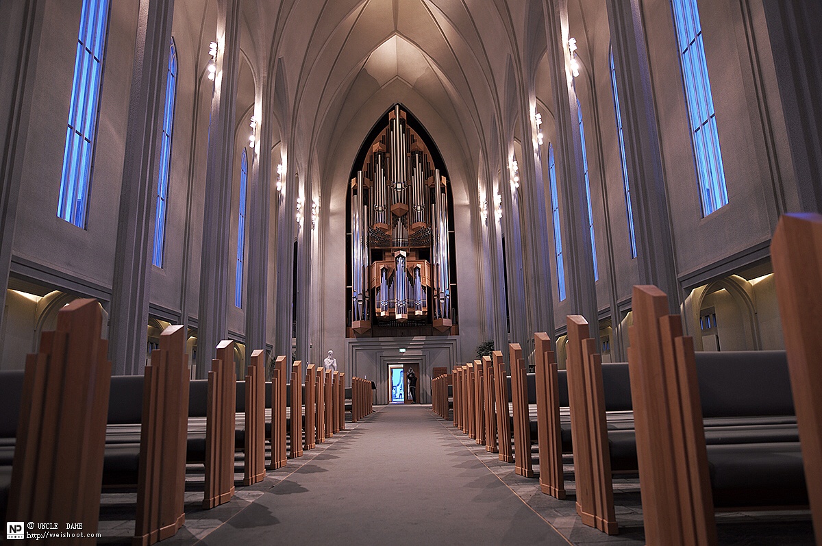 冰岛教堂内部图片